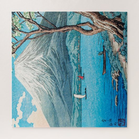 Mount Fuji vom See Yamanaka von Hiroaki Takahashi Puzzle (Vertikal)