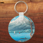 Mount Fuji vom See Yamanaka von Hiroaki Takahashi Schlüsselanhänger (Vorderseite)