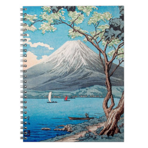 Mount Fuji vom Yamanaka-See, Takahashi, Japanisch Notizblock