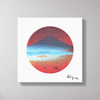 Mount Fuji White von Rofey Leinwanddruck