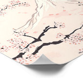 Mount Fuji with Cherry Blossoms – Japanese (1) Poster (Ecke)