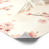 Mount Fuji with Cherry Blossoms – Japanese (3) Poster (Ecke)