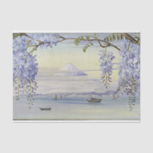 Mount Fujiyama Japan Wysteria von Marianne North Seidenpapier