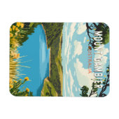 Mount Gambier Australia Reisen Vintag Magnet (Horizontal)
