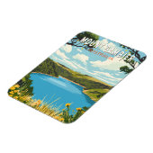 Mount Gambier Australia Reisen Vintag Magnet (Linke Seite)