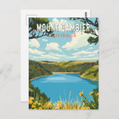 Mount Gambier Australia Reisen Vintag Postkarte (Vorne/Hinten)