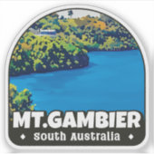 Mount Gambier, Südaustralischer Aufkleber (Vorderseite)