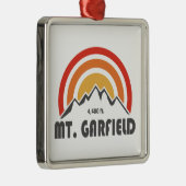 Mount Garfield New Hampshire Ornament Aus Metall (Rechts)