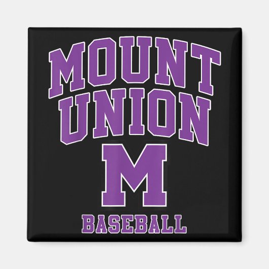 Mount Gewerkschaft Baseball Arch Vintages Design f Magnet (Vorne)