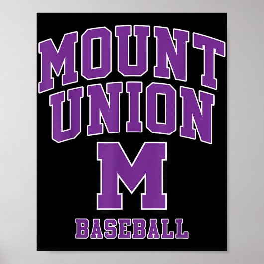Mount Gewerkschaft Baseball Arch Vintages Design f Poster (Vorne)