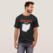 Mount Gilead and Lockland Ohio USA State America T T-Shirt (Vorne ganz)