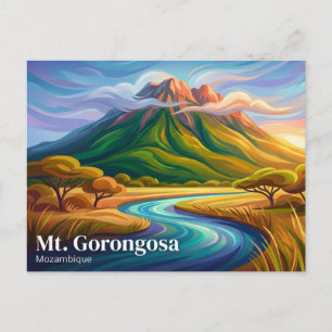 Mount Gorongosa Mosambik Postkarte