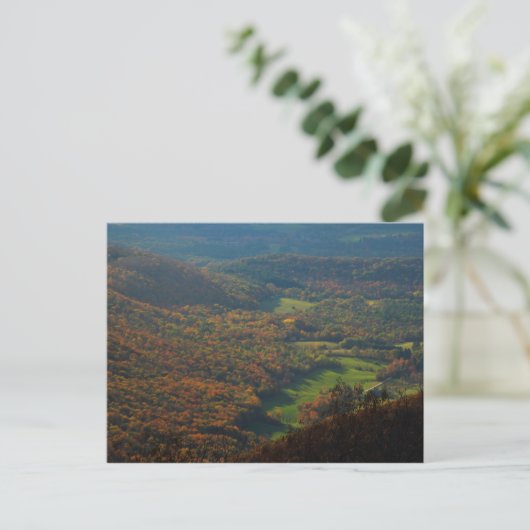 Mount Greylock Foliage View Postkarte (Stehend Vorderseite)