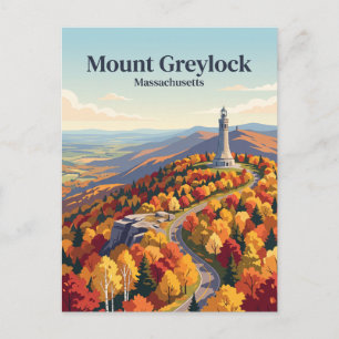 Mount Greylock Massachusetts Postkarte