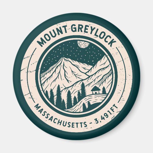 Mount Greylock Massachusetts Wandern Magnet (Vorne)