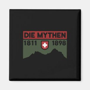 Mount Grosser Mythen Wanderung Mountainbike fahren Magnet