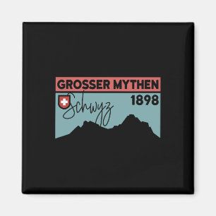 Mount Grosser Mythen Wanderung Mountainbiken Schwe Magnet