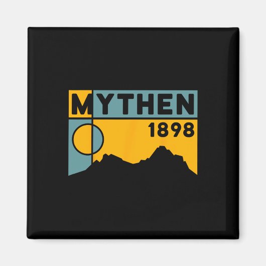 Mount Grosser Mythen Wanderung Mountainbiken Schwe Magnet (Vorne)