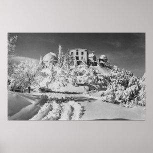 Mount Hamilton, California Lick Observatory Poster