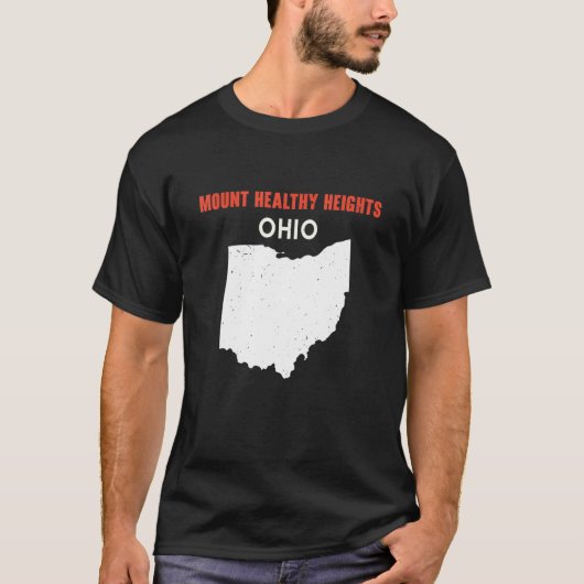 Mount Healthy Heights Ohio USA State America Trave T-Shirt (Vorderseite)
