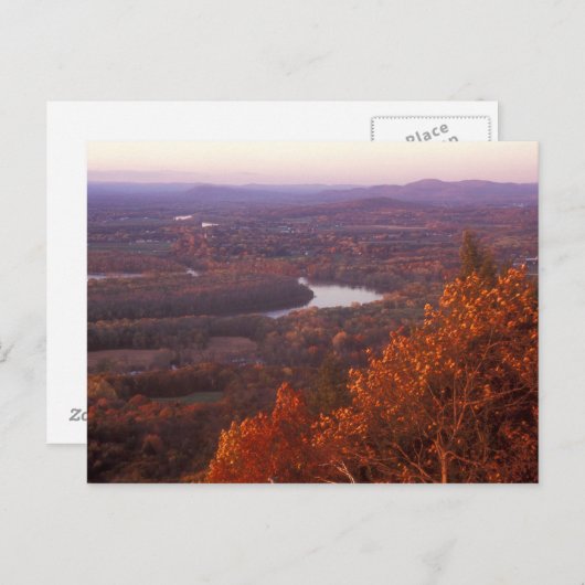Mount Holyoke Foliage Postkarte (Vorne/Hinten)