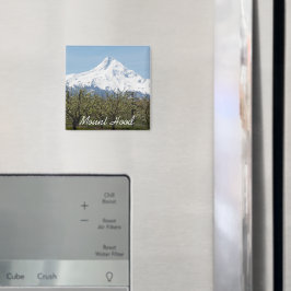 Mount Hood and Obstplantagen Foto Magnet