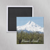 Mount Hood and Obstplantagen Foto Magnet