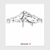 Mount Hood Aufkleber (Blatt)