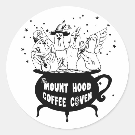 Mount Hood Coven Crafty Sticker (Vorderseite)