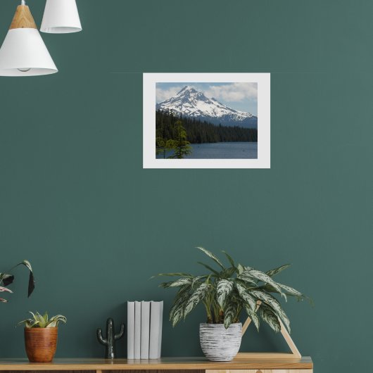 Mount Hood Mountain Splendor Fotografisches Poster (Wohnzimmer 1)