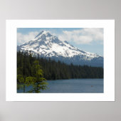 Mount Hood Mountain Splendor Fotografisches Poster (Vorne)
