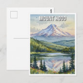 Mount Hood National Forest Oregon Postkarte (Vorne/Hinten)