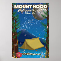 Mount Hood National Forest Reiseplakat