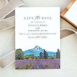 MOUNT HOOD Nationalpark Skyline Save the Date Einladung