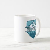 Mount Hood Oregon Bergkamm-Design Kaffeetasse (VorderseiteRechts)