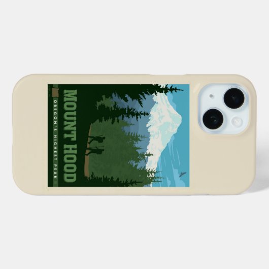 Mount Hood | Oregon Case-Mate iPhone Hülle (Rückseite (Horizontal))