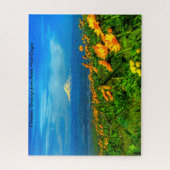 Mount Hood Oregon.Christmas Grüße Puzzle (Vertikal)