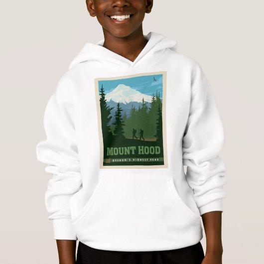 Mount Hood | Oregon Hoodie (Vorderseite)