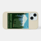 Mount Hood | Oregon iPhone 15 Hülle (Rückseite (Horizontal))