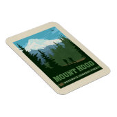 Mount Hood | Oregon Magnet (Rechte Seite)