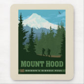 Mount Hood | Oregon Mousepad (Vorne)