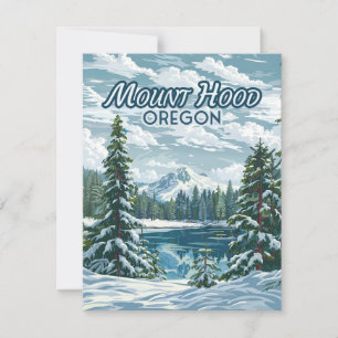 Mount Hood Oregon Ski Pacific Nordwest Card