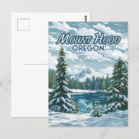 Mount Hood Oregon Ski Pazifik Nordwestwinter