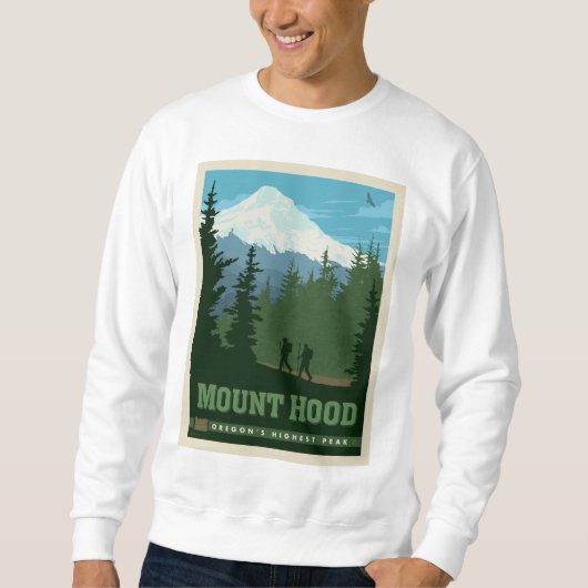 Mount Hood | Oregon Sweatshirt (Vorderseite)