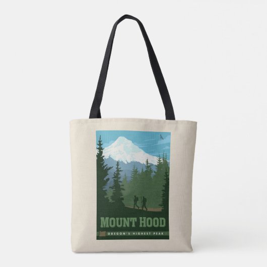 Mount Hood | Oregon Tasche (Rückseite)