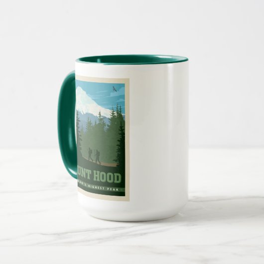Mount Hood | Oregon Tasse (Vorderseite Links)