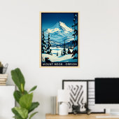 Mount Hood Oregon V06 Poster (Heimbüro)