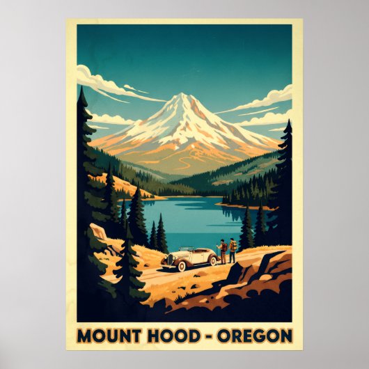 Mount Hood Oregon V07 Poster (Vorne)
