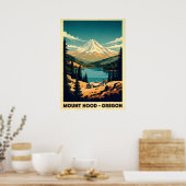 Mount Hood Oregon V07 Poster (Küche)