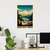 Mount Hood Oregon V07 Poster (Heimbüro)